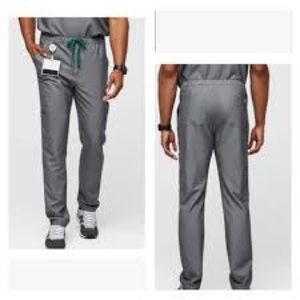 Figs Men's Technical Collection Cairo Cargo Scrub Pants in Gray - Medium